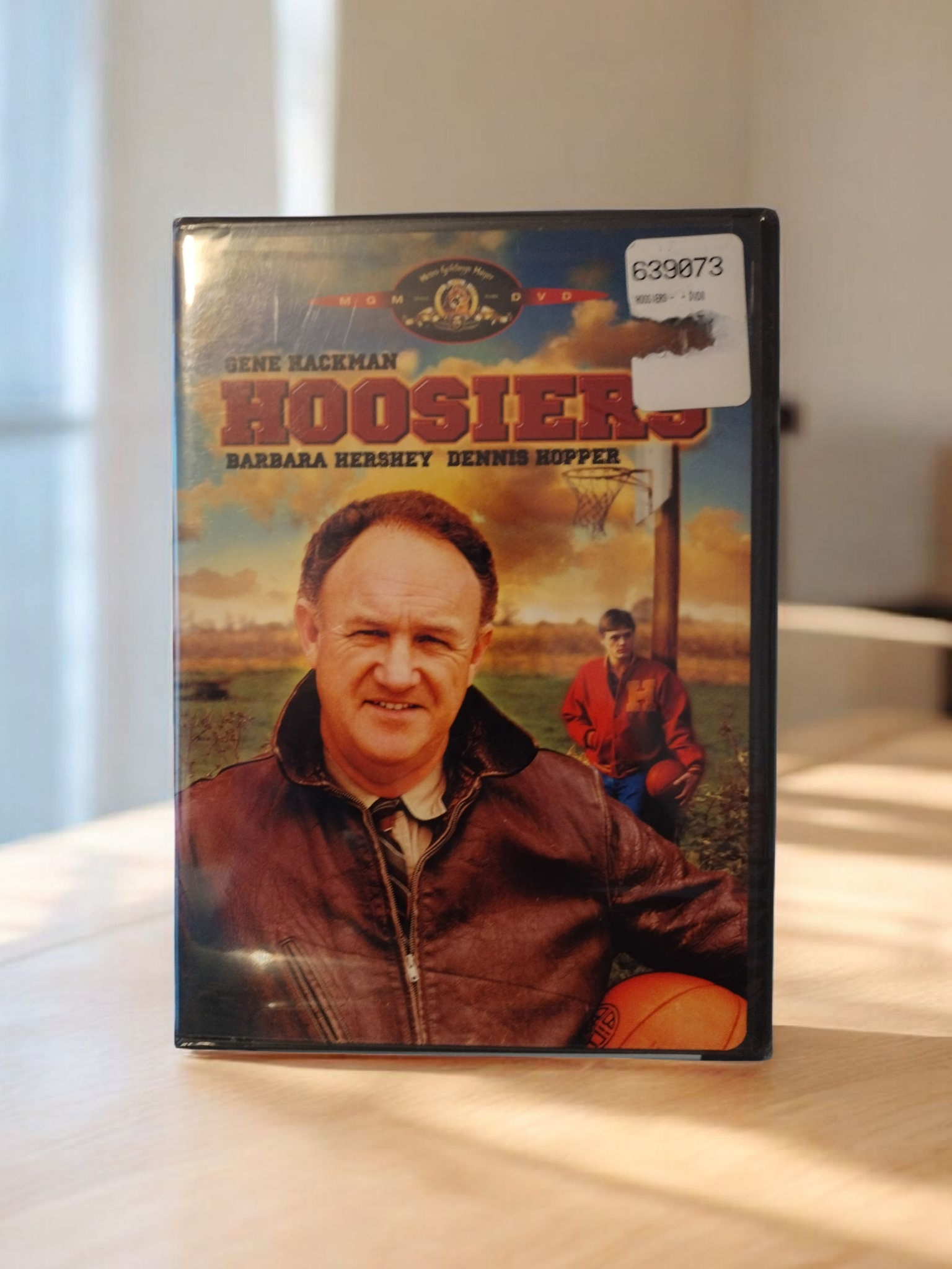 Vintage 1986 MGM Hoosiers DVD – Gene Hackman, Barbara Hershey, Dennis Hopper – Brand New Sealed